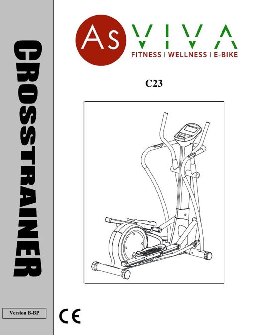 Crosstrainer C23 Bedienungsanleitung