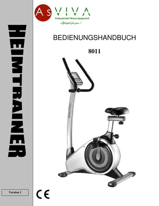 Ergometer H11 Bedienungsanleitung