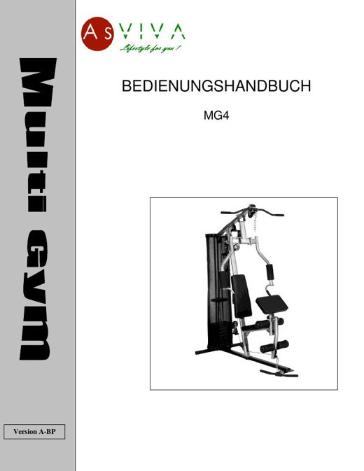 Multi Gym MG4 Bedienungsanleitung