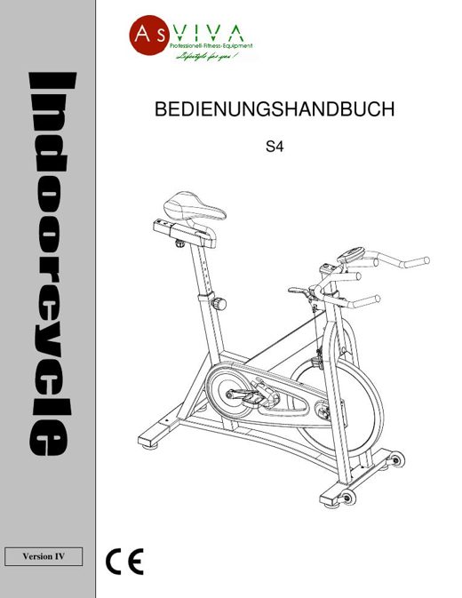 Indoor Cycle S4 Bedienungsanleitung