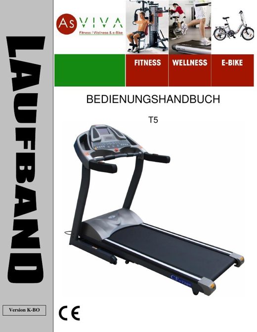 Laufband T5 Bedienungsanleitung