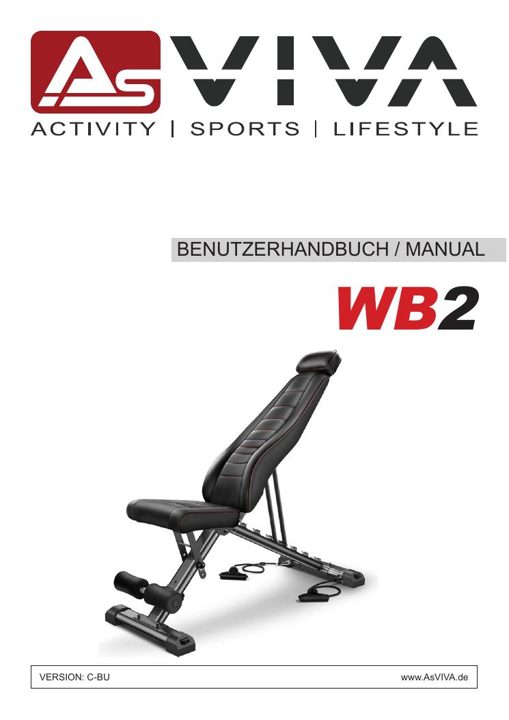 Ławka treningowa & ze skosem ujemnym Home-Gym WB2 Bedienungsanleitung