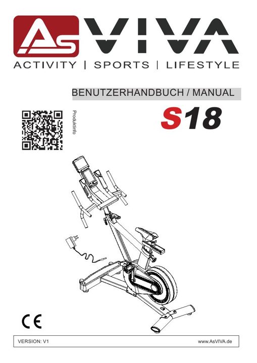 Speedbike Power S18 Pro Bedienungsanleitung