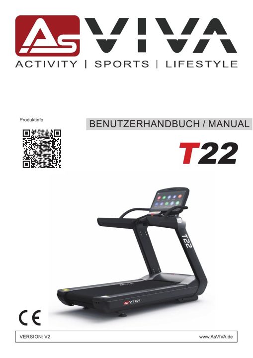 Bieżnia Studio Pro T22 Bedienungsanleitung