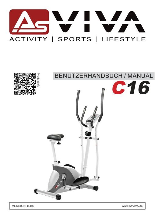 2w1 Orbitrek i rower stacjonarny C16 Bedienungsanleitung