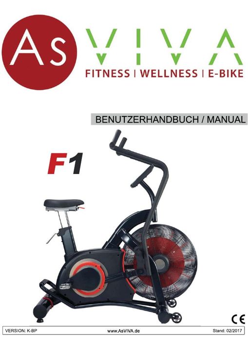 Air Bike półprofesjonalny rower stacjonarny F1