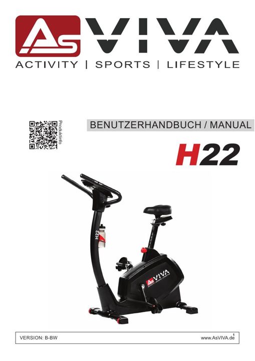 Ergometr Smart Fit H22 Bedienungsanleitung