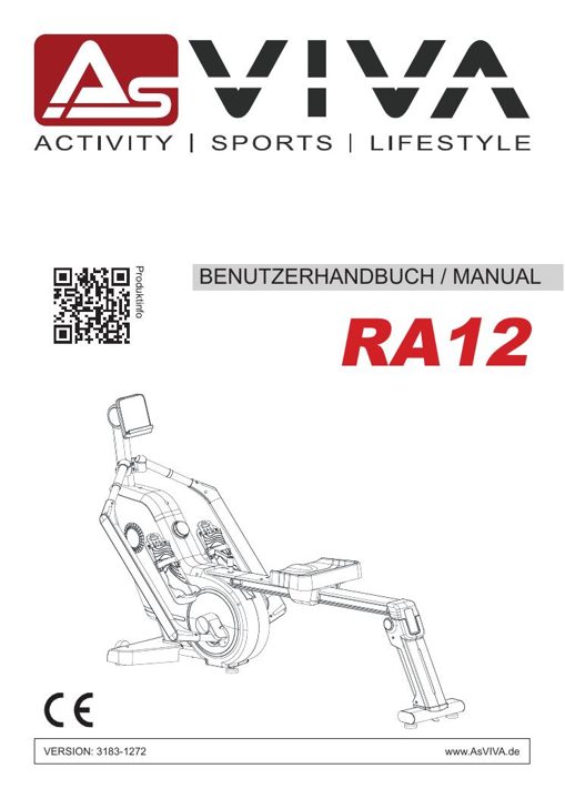 Wioślarz 3D RA12 Rower Bedienungsanleitung