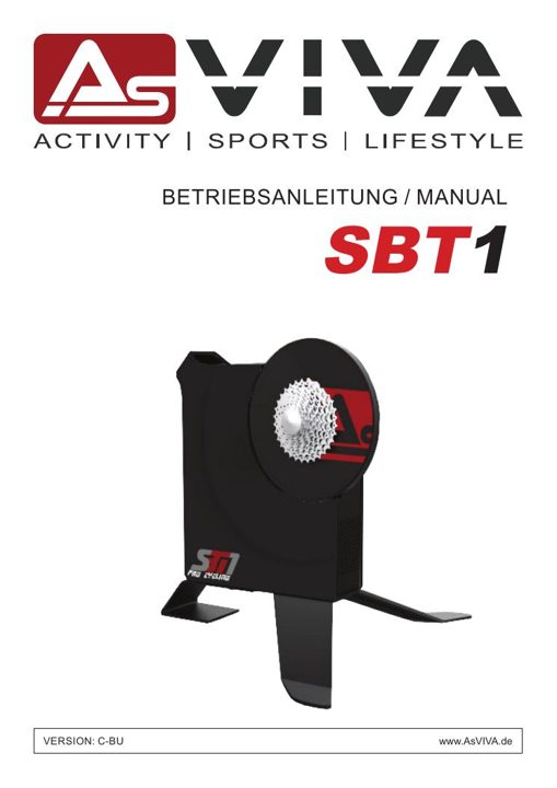 Trenażer rowerowy Smart SBT1 Bedienungsanleitung