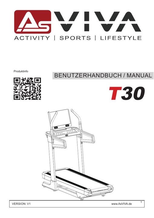 Bieżnia T30 Pro Max Climb Marathon Bedienungsanleitung
