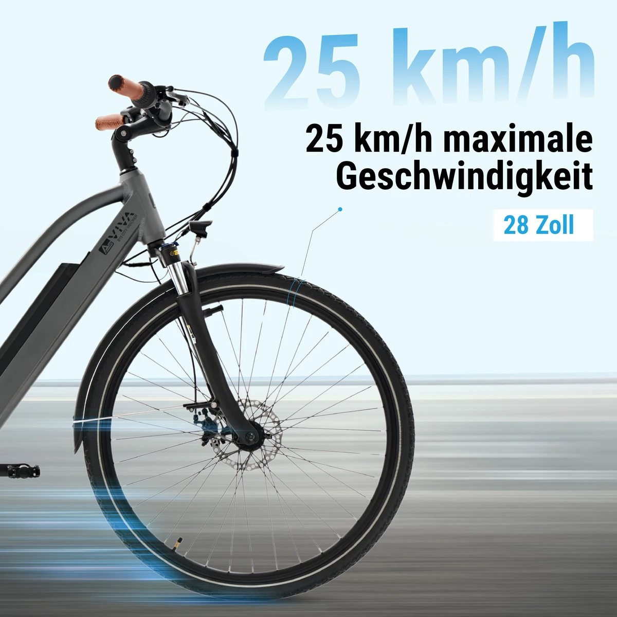 25 km/h na 28-calowych kołach