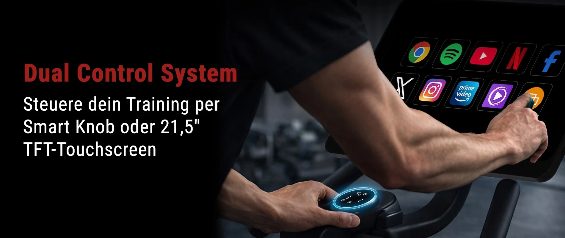 AsVIVA S20 – system Dual Control (pokrętło Smart Knob i ekran TFT 21,5")