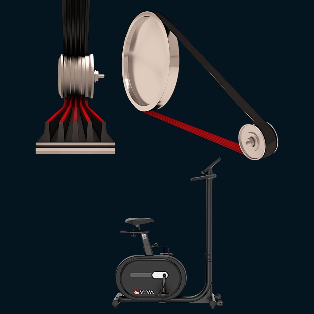 Ergometer Ride H24 – Heimtrainer Riemen
