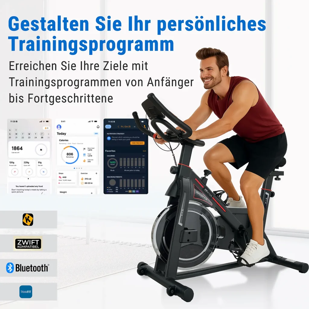 AsVIVA Indoor Cycle Dynamic S14 - NOWOŚĆ - kompatybilność z aplikacjami
