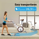 Ergometr Speedbike AsVIVA H12 – rolki transportowe