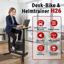 AsVIVA Desk-Bike & rower stacjonarny H26 – Szczegóły