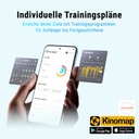 Różnorodne programy treningowe AsVIVA Speedbike Studio Pro S17 na wyświetlaczu