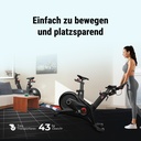 Zintegrowane kółka transportowe AsVIVA Speedbike Studio Pro S17 dla łatwego przestawiania