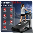 Widok szczegółowy bieżni AsVIVA T30 Pro Max Climb Marathon ukazujący wysoką jakość wykonania