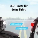 AsVIVA E-Bike BC1B – 28" Urban Citybike – oświetlenie LED i oświetlenie
