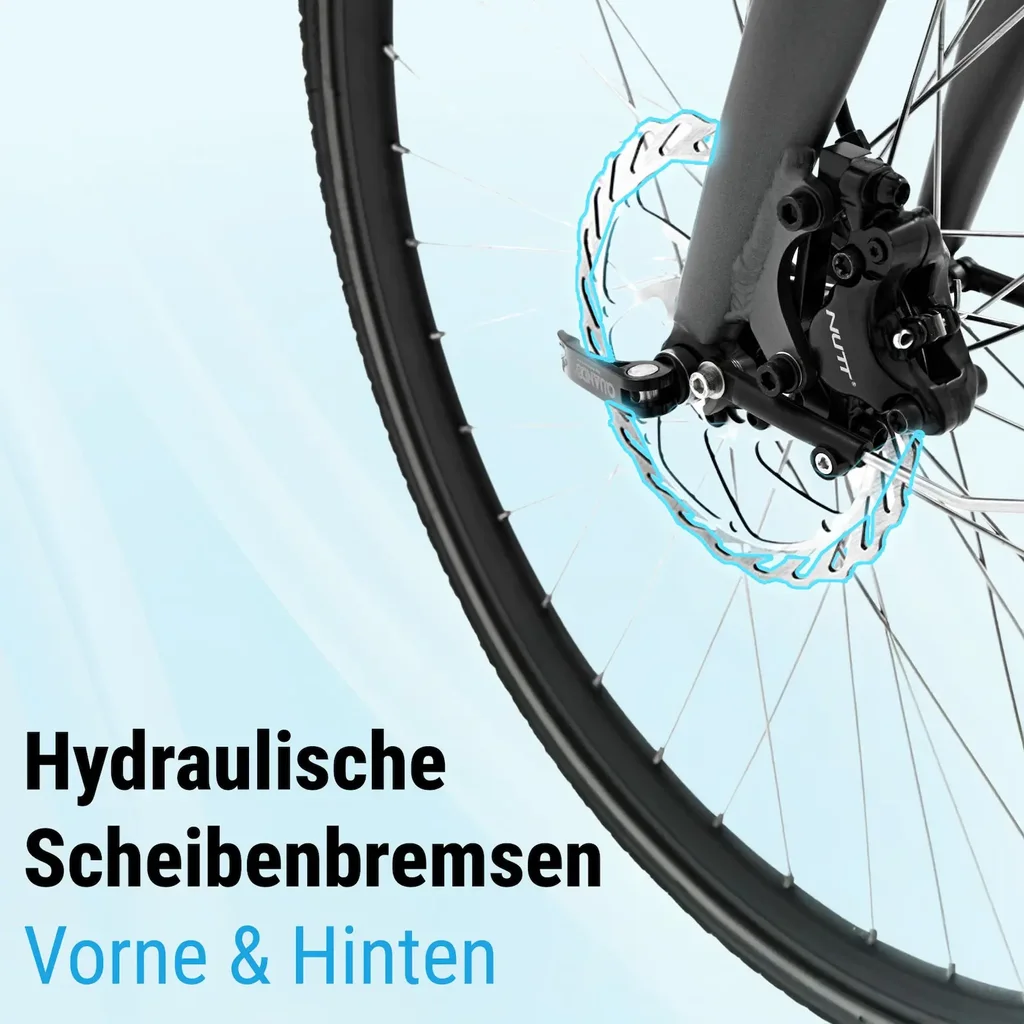 AsVIVA Urban City E-Bike BC1C – 28 cali – hamulce tarczowe