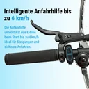 AsVIVA Urban City E-Bike BC1C – 28 cali – wspomaganie ruszania