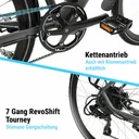 AsVIVA Urban City E-Bike BC1C – 28 cali – napęd łańcuchowy