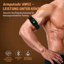 Opaska na ramię do pomiaru tętna AsVIVA [AWS2] z Bluetooth AWS2 - kompatybilność z aplikacjami