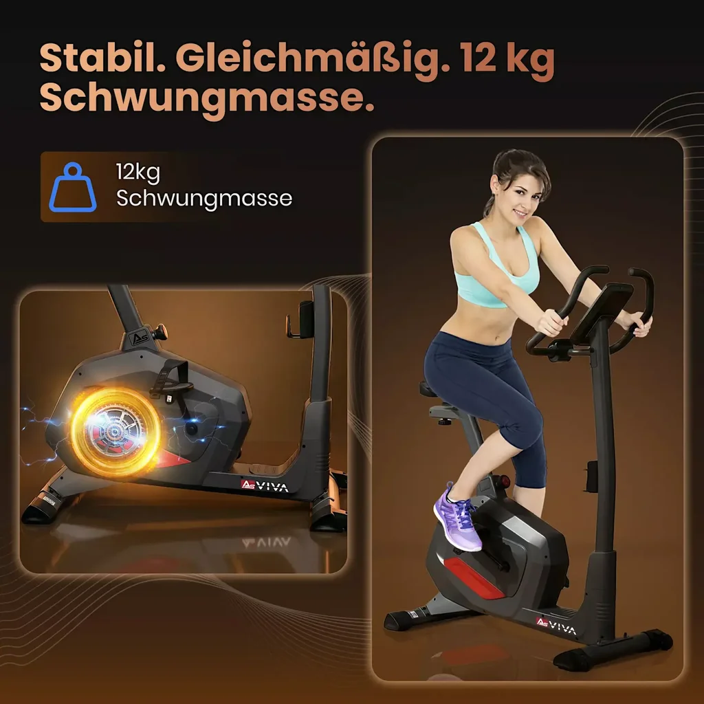 12 kg masy zamachowej zapewniającej płynną jazdę