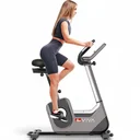 Widok ogólny ergometru AsVIVA H25 Studio Pro jako roweru stacjonarnego do treningu cardio w domu