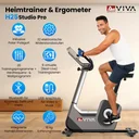 Zbliżenie na konsolę i wyposażenie ergometru AsVIVA H25 Studio Pro