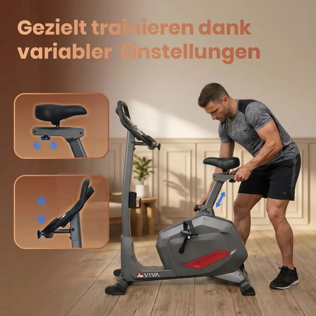 Ergometer Smart Fit H22 – Heimtrainer Grau Flexibel