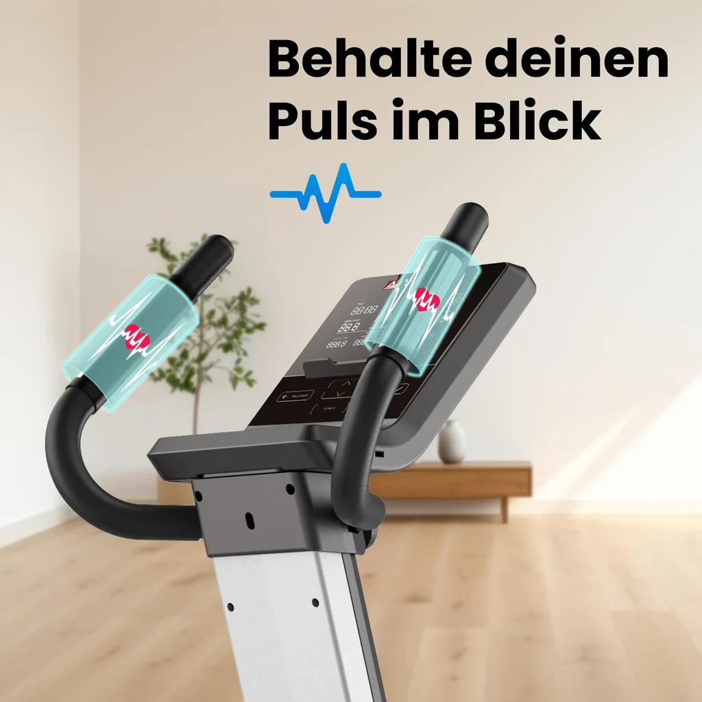 Ergometer Studio Pro H25 – Heimtrainer Handpulssensoren