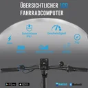 Rower elektryczny składany AsVIVA E-Bike Stadtfalter B13 – komputer rowerowy