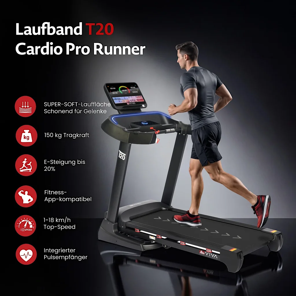 Bieżnia AsVIVA T20 Cardio Pro Runner