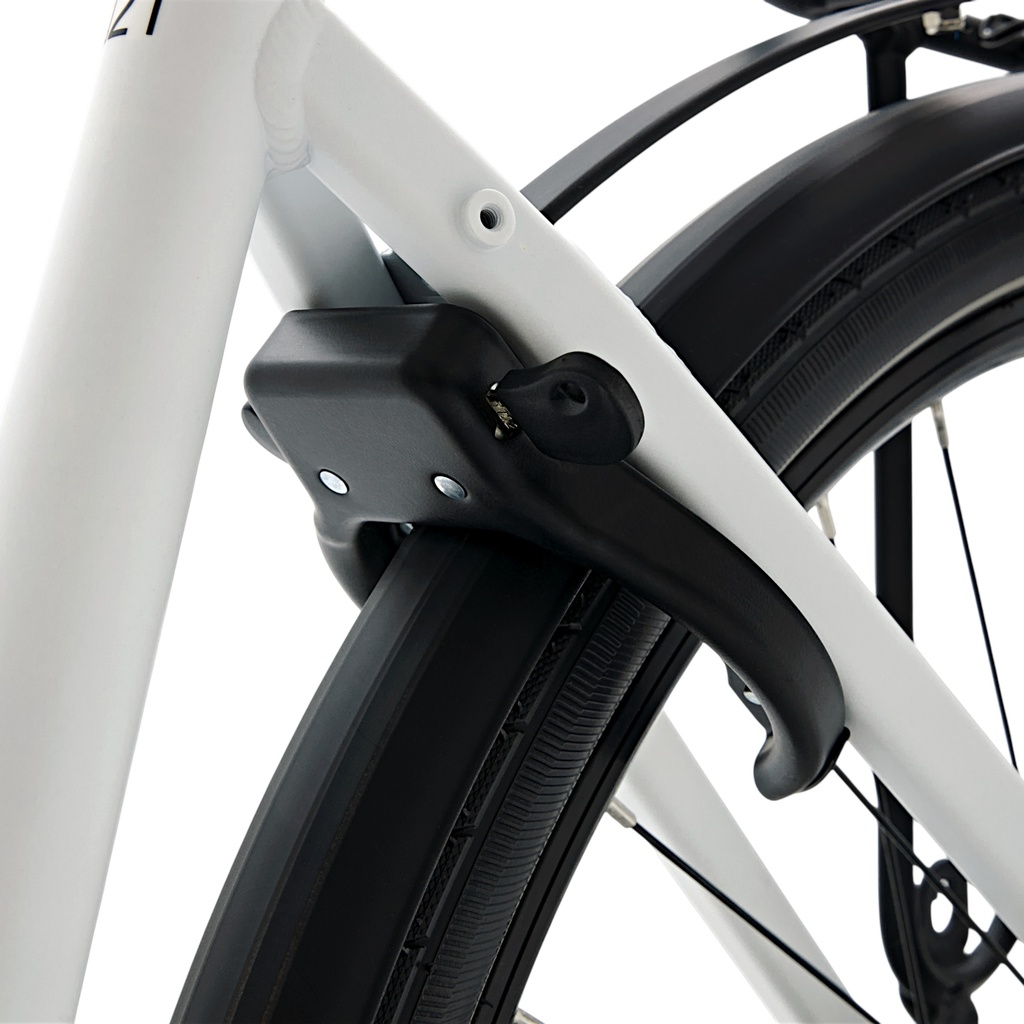 AsVIVA City E-Bike Stadtfalter B14 – Szary/Biały – widok 12