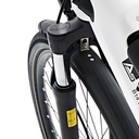 AsVIVA City E-Bike Stadtfalter B14 – Szary/Biały – widelec amortyzowany