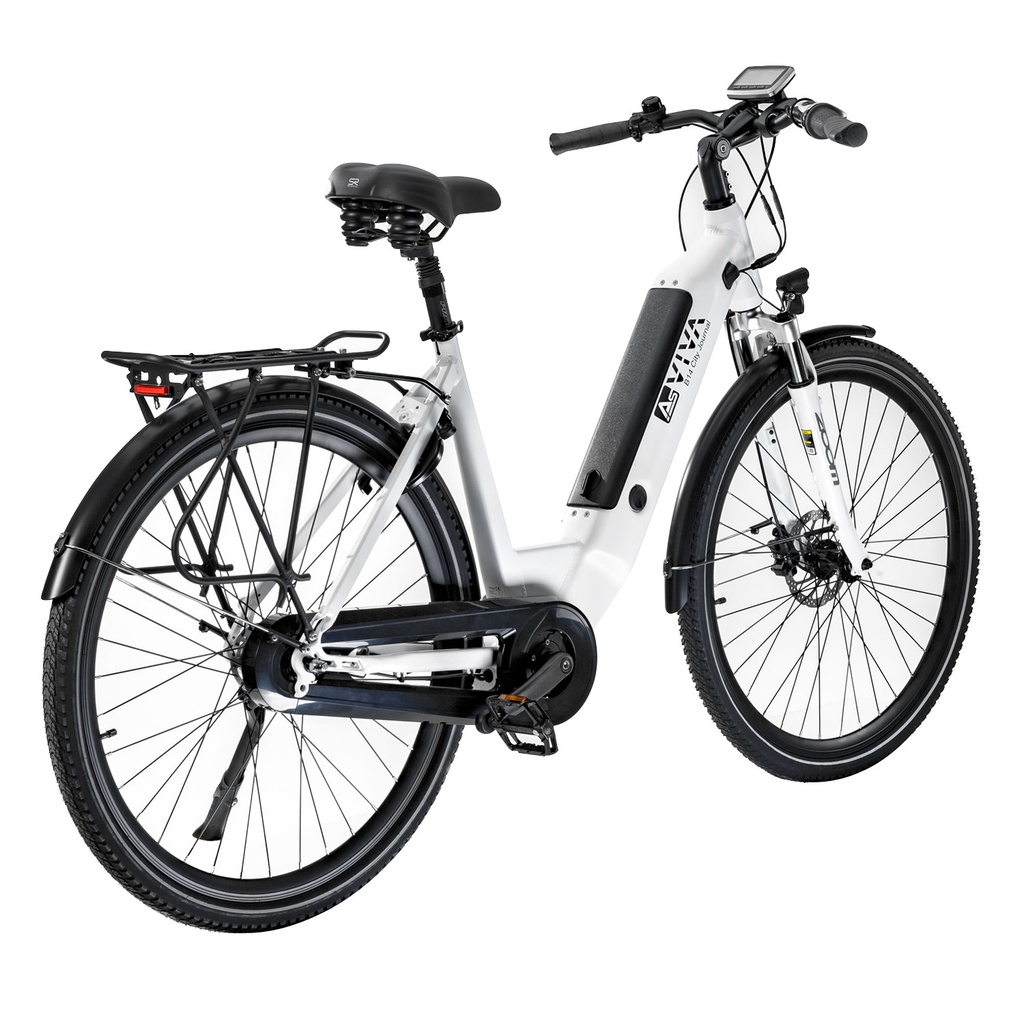 AsVIVA City E-Bike Stadtfalter B14 – Szary/Biały – Widok 22