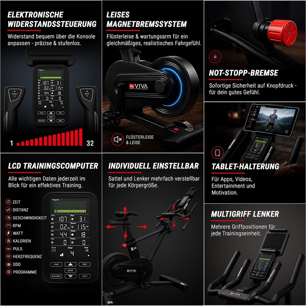 AsVIVA Speedbike Power S18 Pro – widok 3