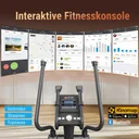 Konsola fitness orbitreka AsVIVA C28 Runner z przejrzystym wyświetlaczem danych treningowych i programów