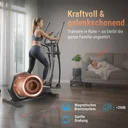 Magnetyczny system hamowania orbitreka AsVIVA C28 Runner zapewniający wyjątkowo cichy trening
