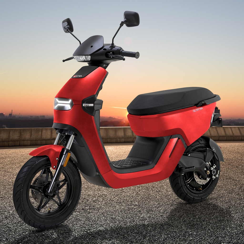 Skuter elektryczny [EM1_RED] AsVIVA EM1 czerwony - Widok produktu