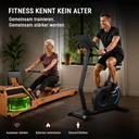Rower stacjonarny ergometr LED AsVIVA H12 z niskim wejściem – widok 9