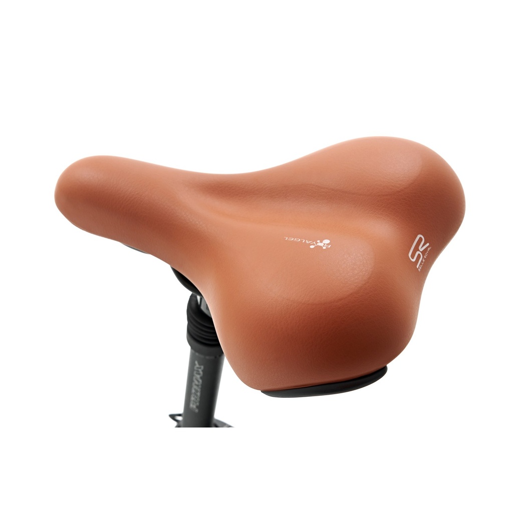 Siodełko żelowe Selle Royal w kolorze brązowym przy B15 w kolorze szarym