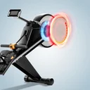 Magnetyczny system hamowania wioślarza AsVIVA RA10 Pro do bezstopniowo regulowanego oporu treningowego