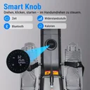 Pokrętło Smart-Knob wioślarza AsVIVA RA12 do bezstopniowej regulacji oporu treningowego