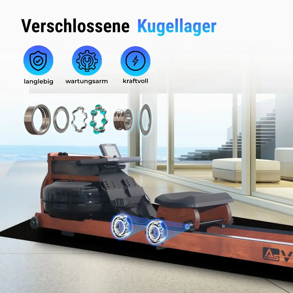 Wasser-Rudergerät RA18 Pro – Kugellager