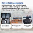 Wygodne, ergonomiczne siodełko wioślarza wodnego AsVIVA RA18 Pro do długich treningów
