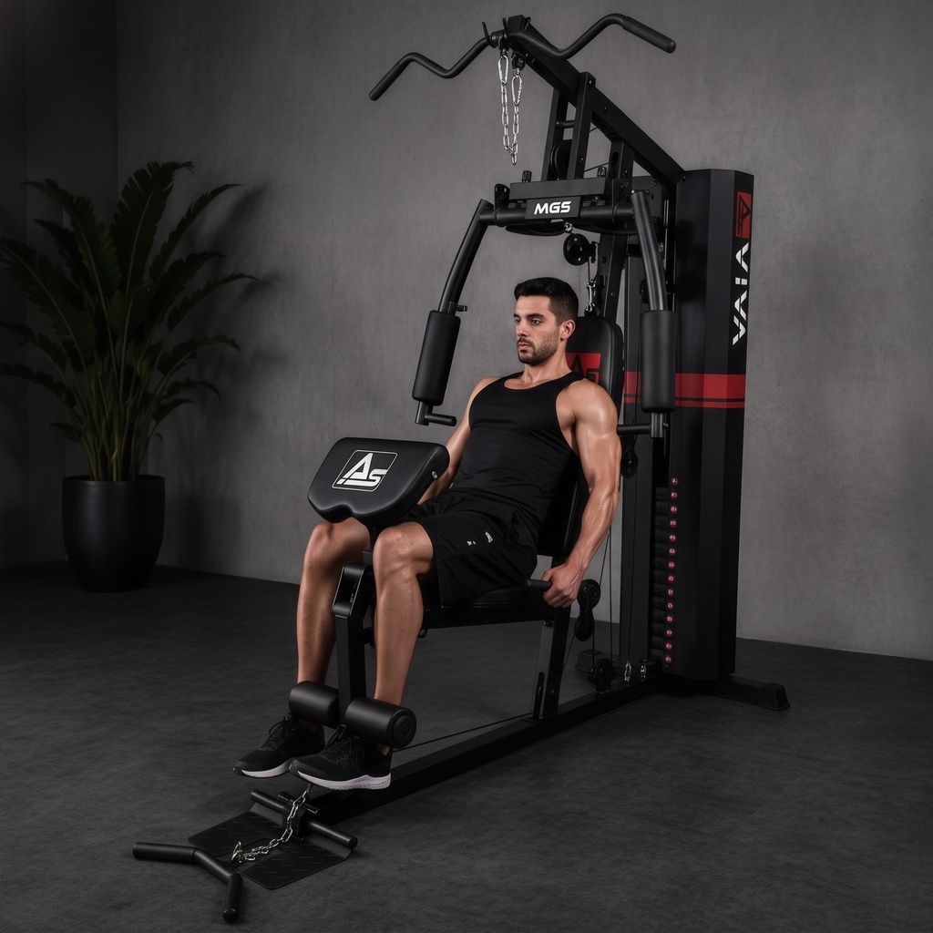 Kraftstation Multi-Gym MG5 Pro – Beinstrecker am Beintrainer