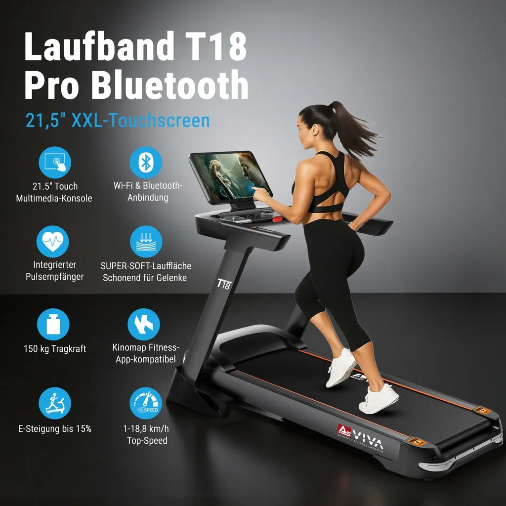 Laufband Smart T18 Pro – Hauptansicht